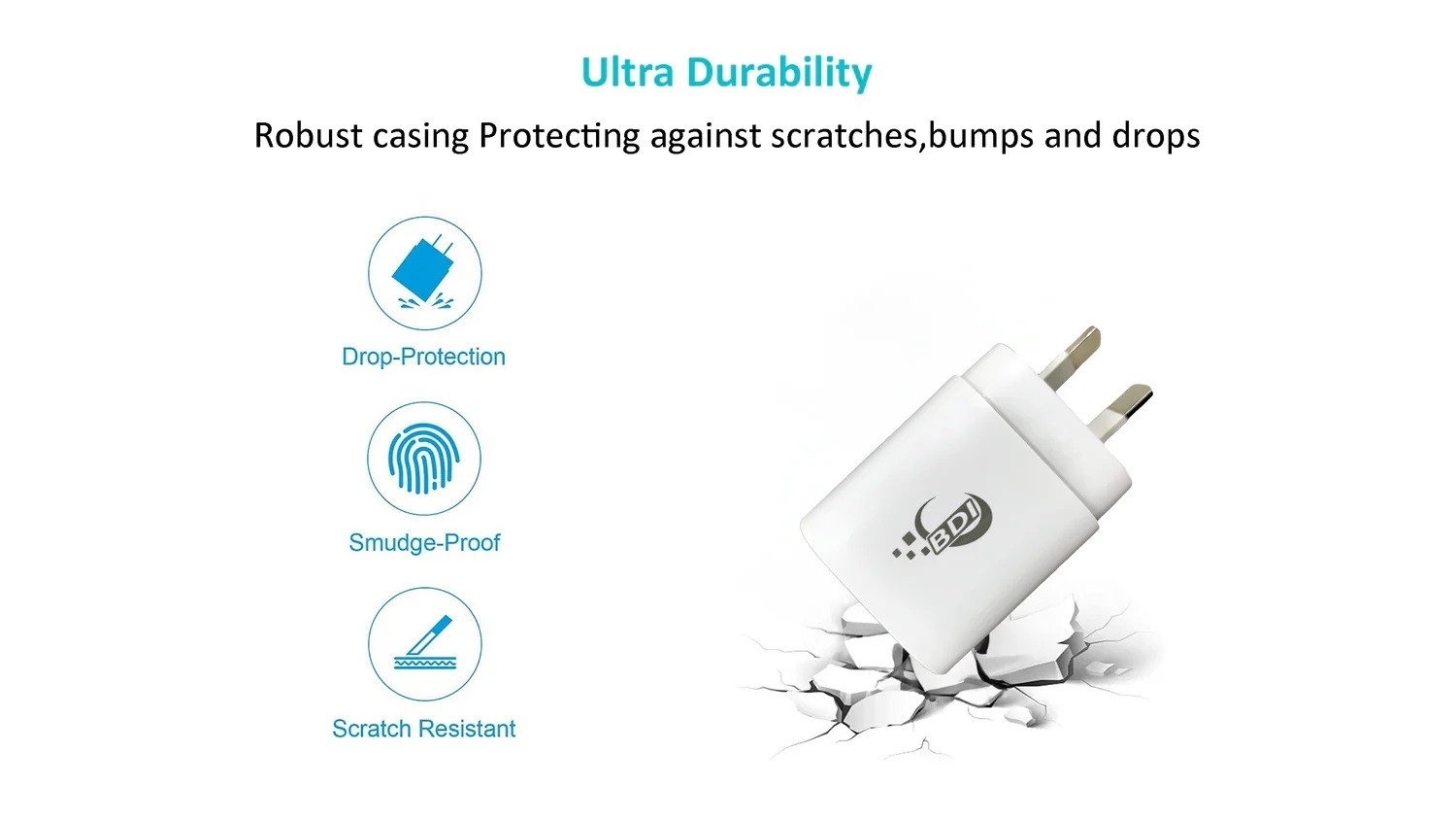 BDI 25W PD Quick Charger AU plug with USB-A and Type-C Ports โ image 2