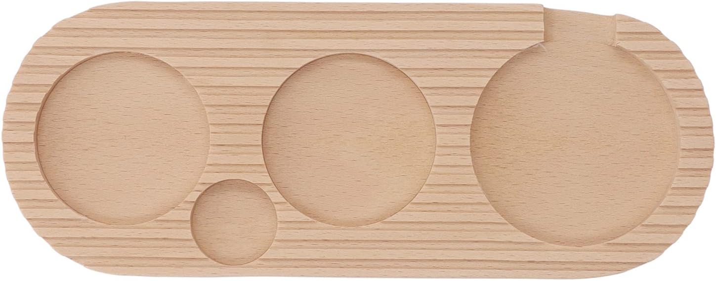 4-in-1 Walnut Espresso Organizer - 51mm/53mm Coffee Tamper Holder for Filter Holder & Accessories — image 5