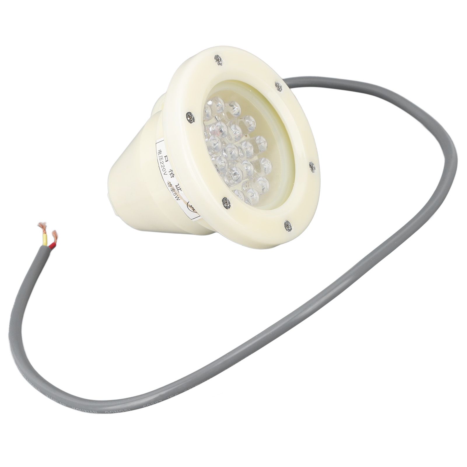 Submersible LED Light Underwater Orange Yellow Light 110mm 220V Waterproof Pool Light โ image 6