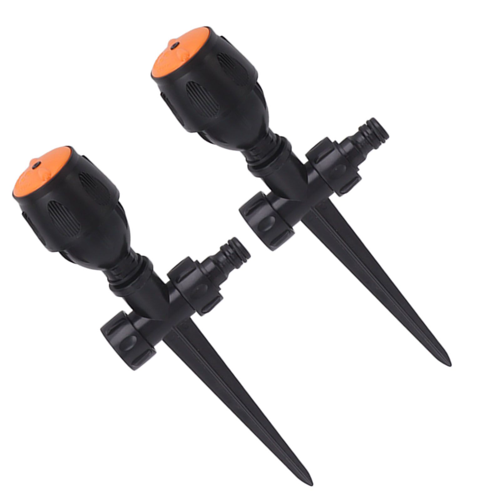 2pcs Garden Sprinklers Plastic 360 Degree Rotating Irrigation Sprinkler Large Area Coverage Sprinkler for Garden Yard Lawn — image 6