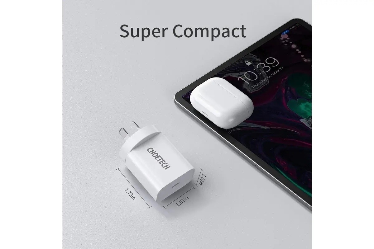 CHOETECH Q5004CL PD20W USB-C iPhone Fast Charger with MFi Certified USB-C Cable โ image 5
