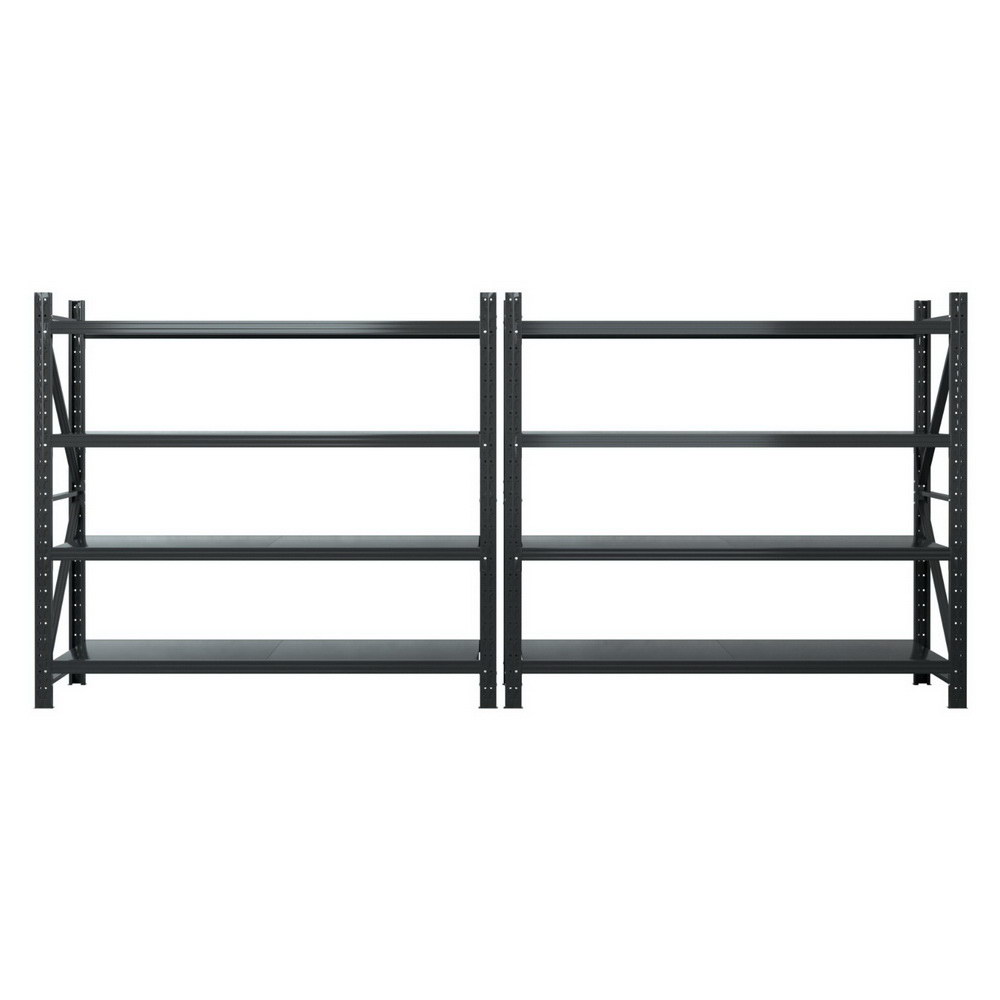 Giantz 4Mx1.8M Garage Shelving Warehouse Rack Black — image 3