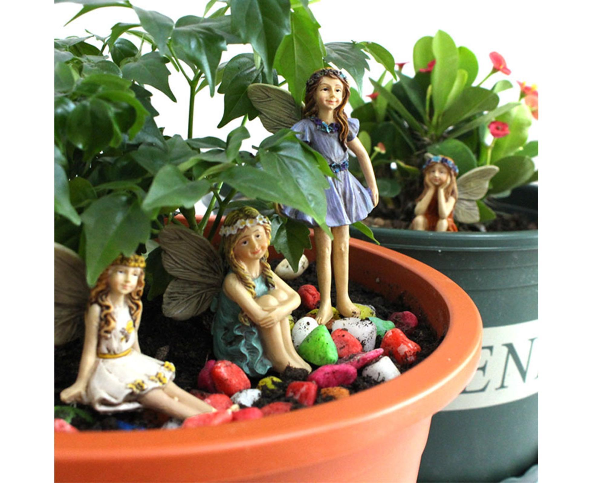 6Pcs Miniature Fairy Garden Figurines - 1 Set — image 2
