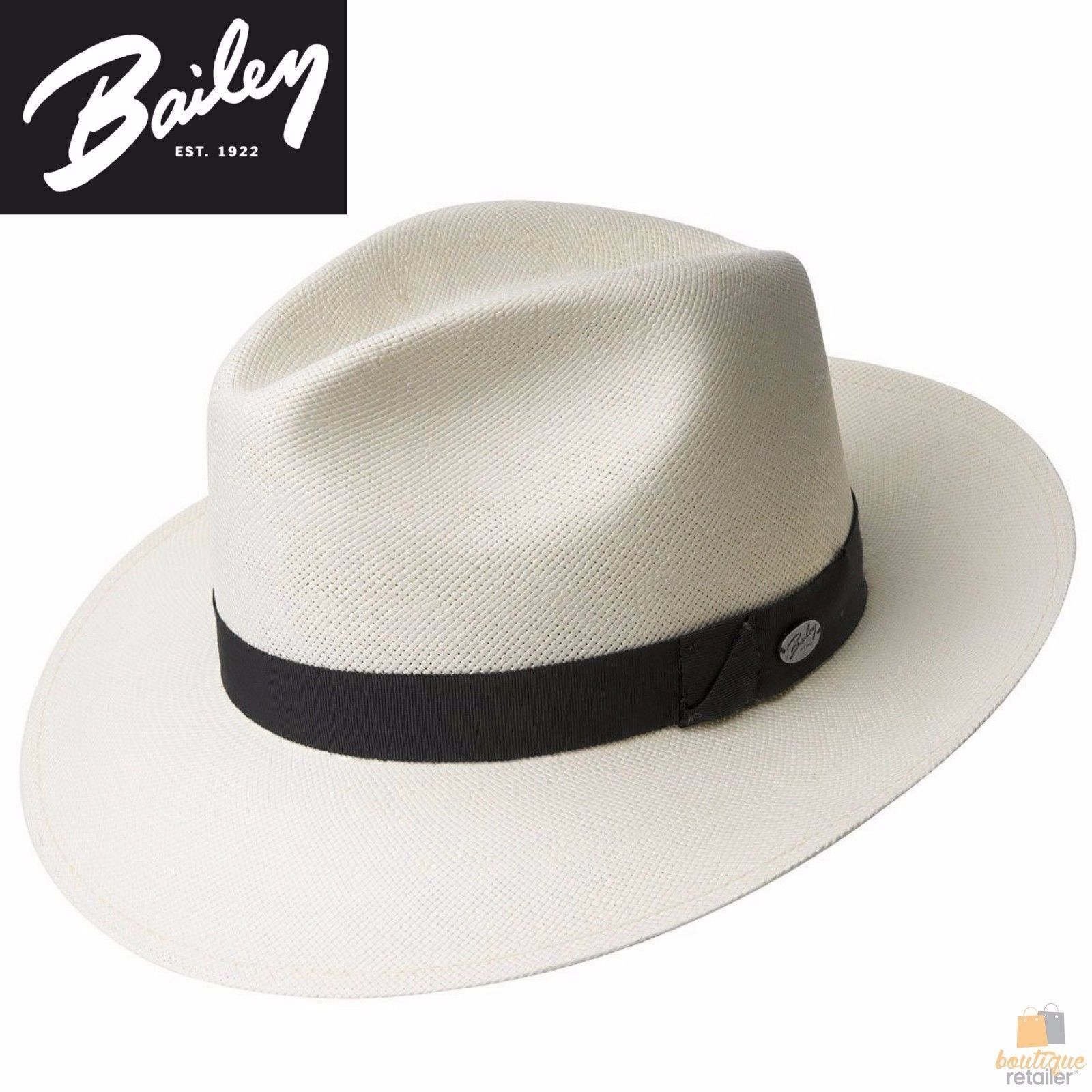 BAILEY Blackburn Lite Shantung Straw Hat MADE IN USA Trilby Fedora - Natural — image 2