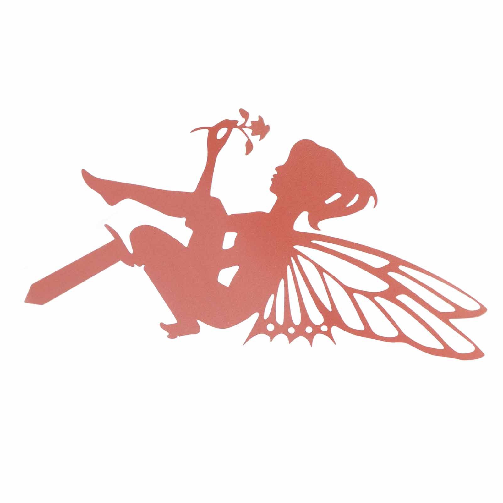 Decorative Garden Stakes Fairy Silhouette Metal Yard Stakes Arts Outdoor Garden Decor Spring Decor — image 5