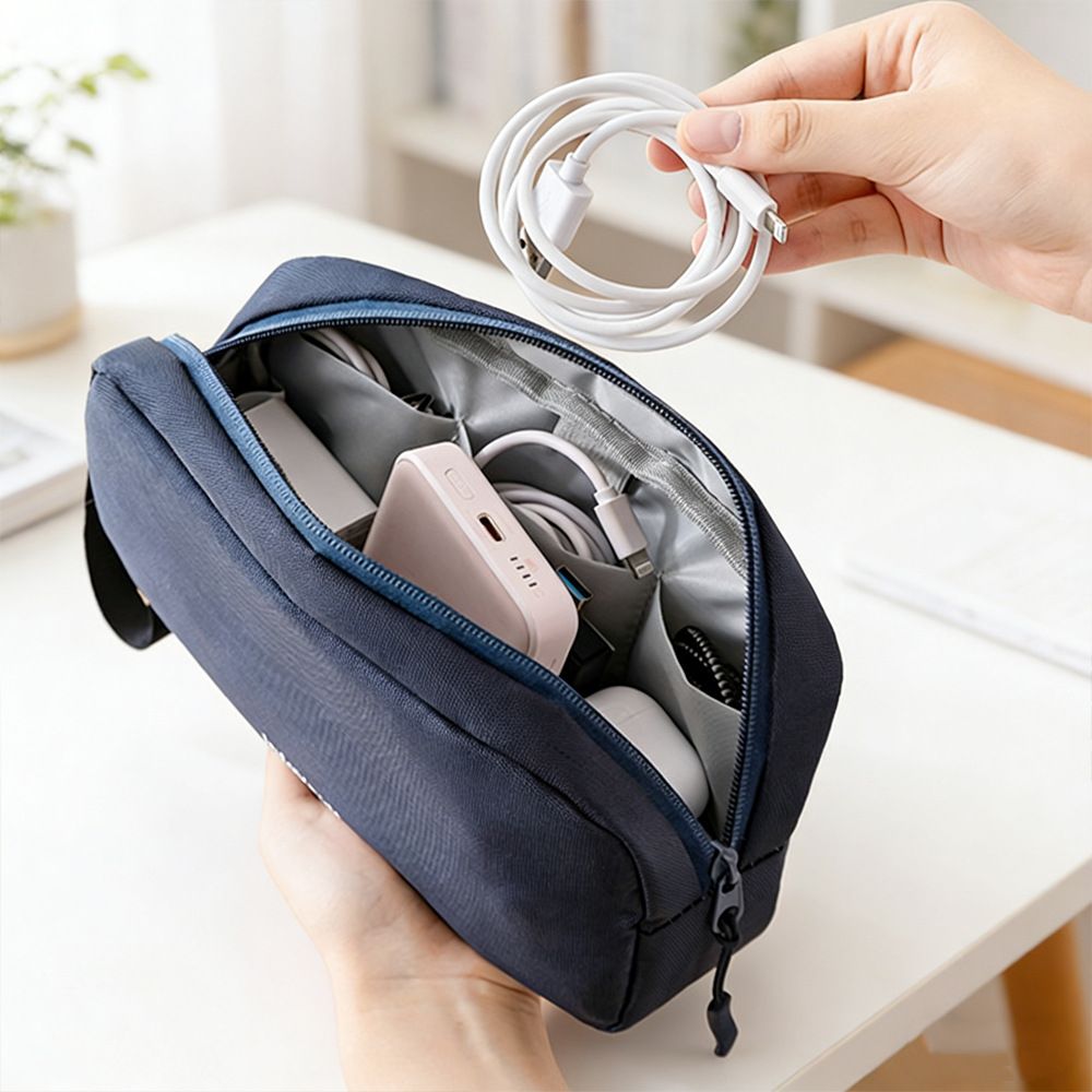 Digital Storage Bag Ai Cheng Space Oxford Cloth. Digital storage bag [mushan gray] — image 2