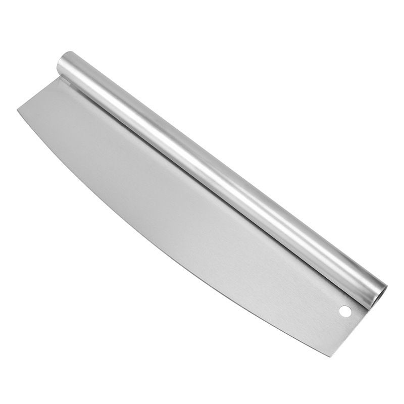 Cutter Stainless Steel with Plastic Sheath Sharp Chef's Slicer Quality Pizza Accessory for Cutting Perfect Portions Dough,Cakes — image 2