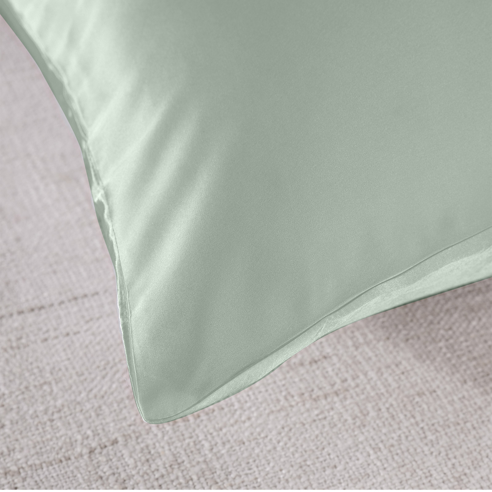 Royal Comfort Mulberry Soft Silk Hypoallergenic Pillowcase Twin Pack 51 × 76cm - Sage — image 5