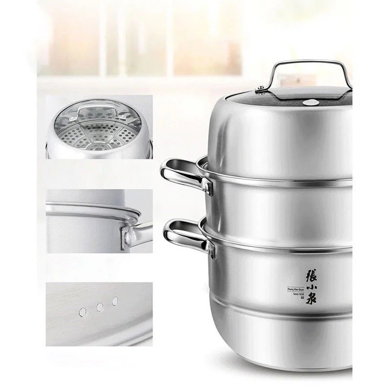 Zhang Xiao Quan 28cm 3-Tier Steamer โ image 3