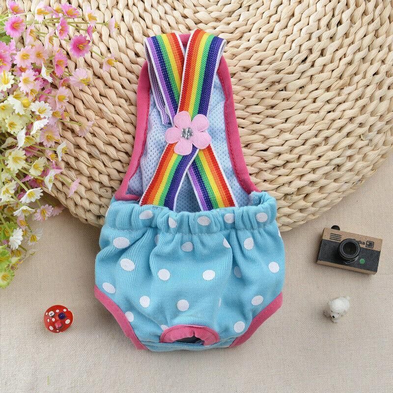 Female Pet Dog Cat Puppy Pant Menstrual Sanitary Nappy Diaper Wrap Underwear Red - L — image 6