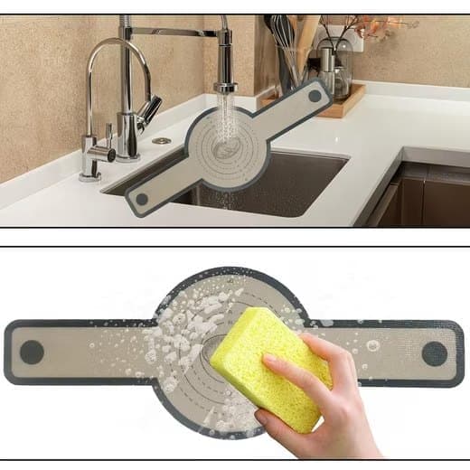 2-Pack Nonstick Silicone Baking Mat with Long Handles, Gray — image 4