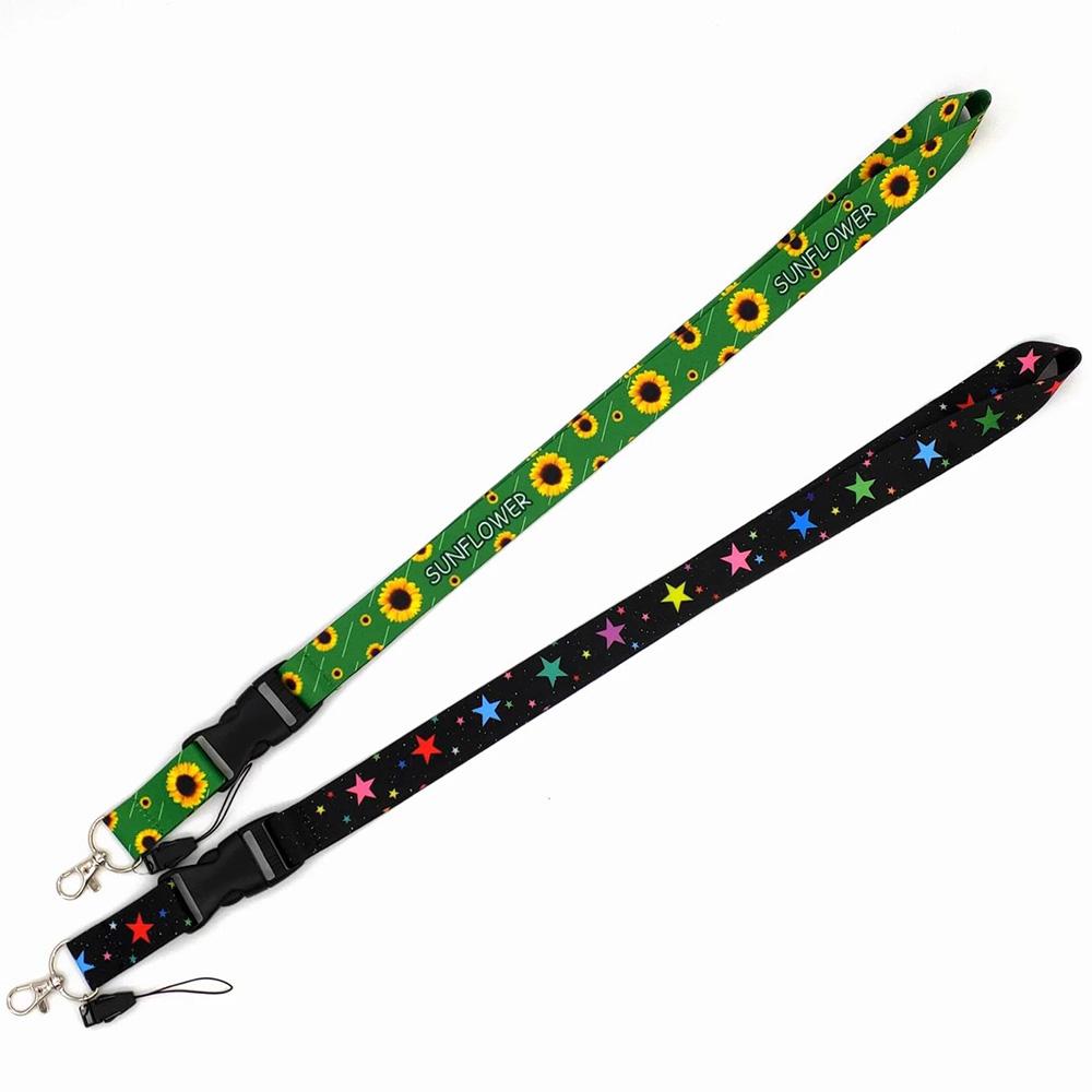 Smooth Sunflower, Stars Lanyard Black โ image 4
