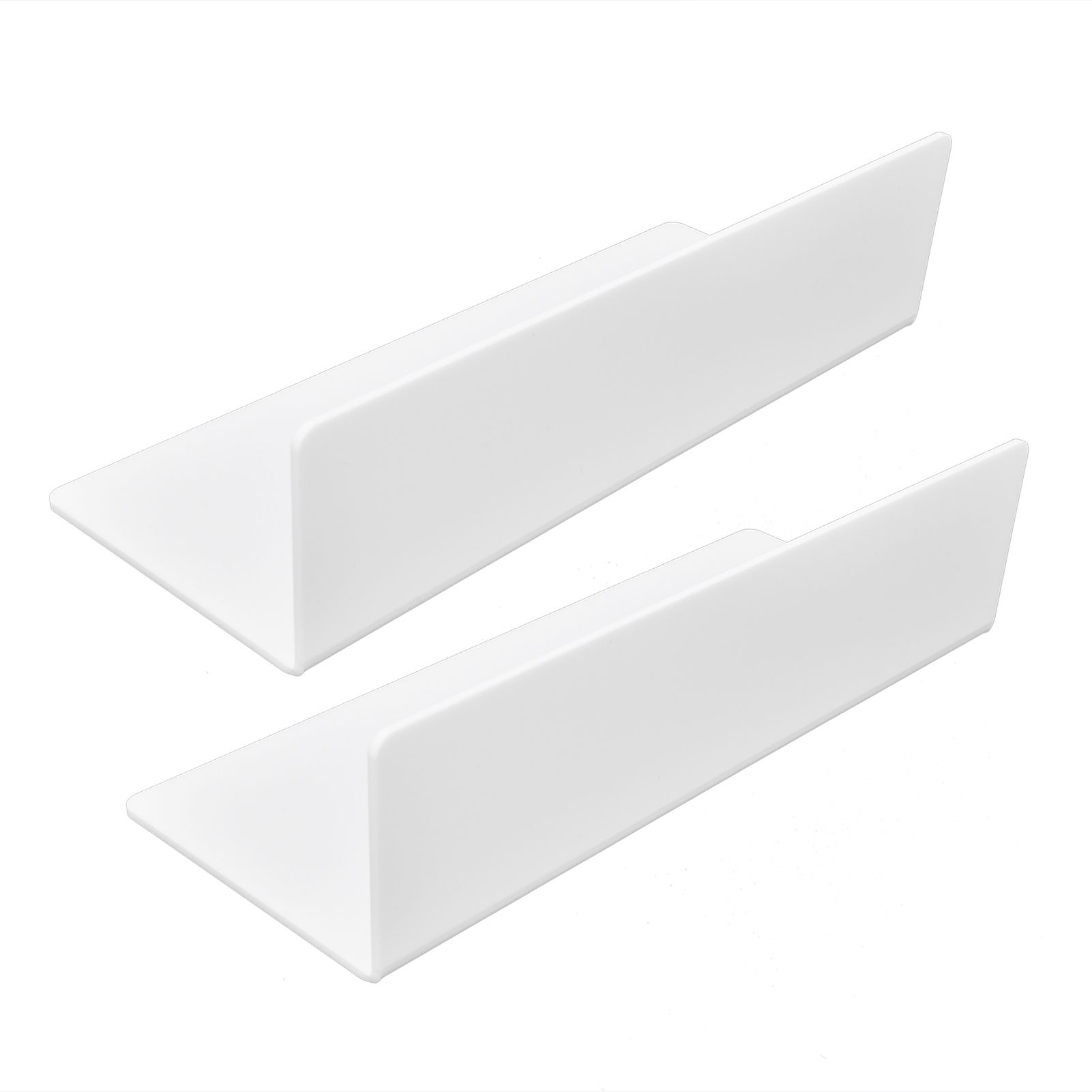 2Pcs Display Shelf Acrylic Perforation Free High Strength Wall Mount Shelf for Speaker Clock — image 6