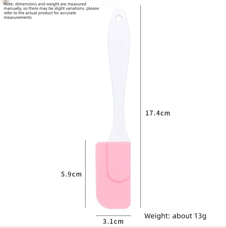 7 Pcs Pink Detachable Silicone Spatula - Food Grade Heat Resistant Baking Scraper for Cream, Jam & Batter - Easy Clean Kitchen Tool for Home Bakers & Cooking — image 3