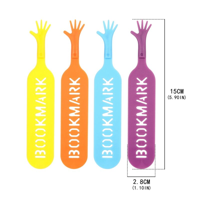 4Pcs Book -Scratch Hollow Out Design Handcraft Labeling Smooth Surface Finger Help Me Novelty Reading Bookmark School โ image 5