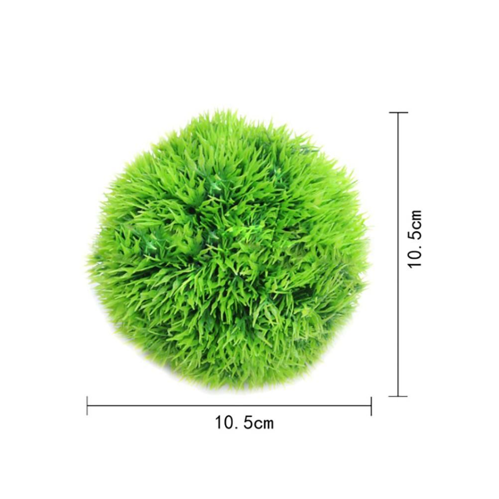 Artificial Aquarium Plants Green Seaweed Balls Simulation Seaweed Landscape Water Weeds Ornament for Fish Tank Decoration โ image 2