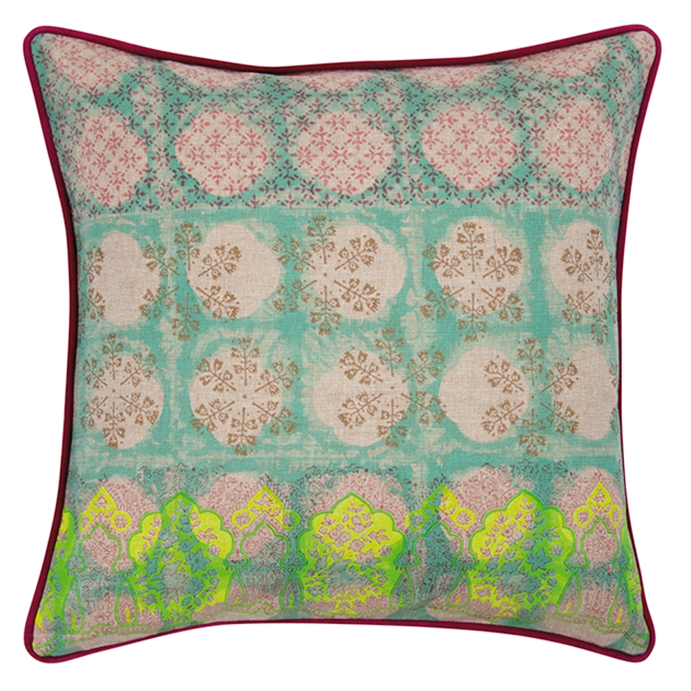 Pack of 4 Avia Fuchsia Cushion Covers Multicoloured Coloured — image 3