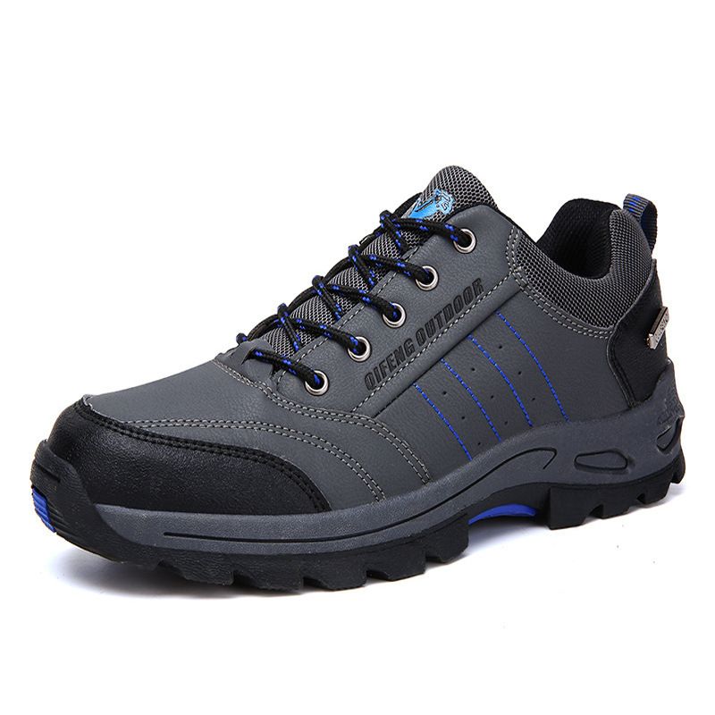 QIFENG Men Women Hiking Shoes Winter Outdoor Cotton Grey (single shoe) 38