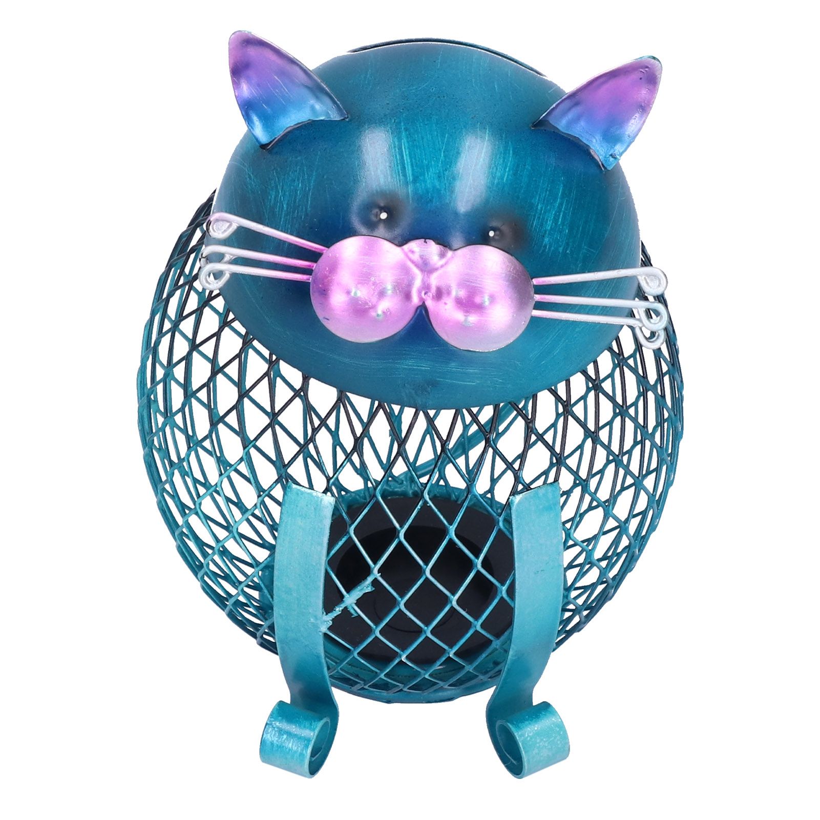 Coin Box Cat Animal Decoration Wrought Iron Handmade Money Saving Box Birthday Gift โ image 5