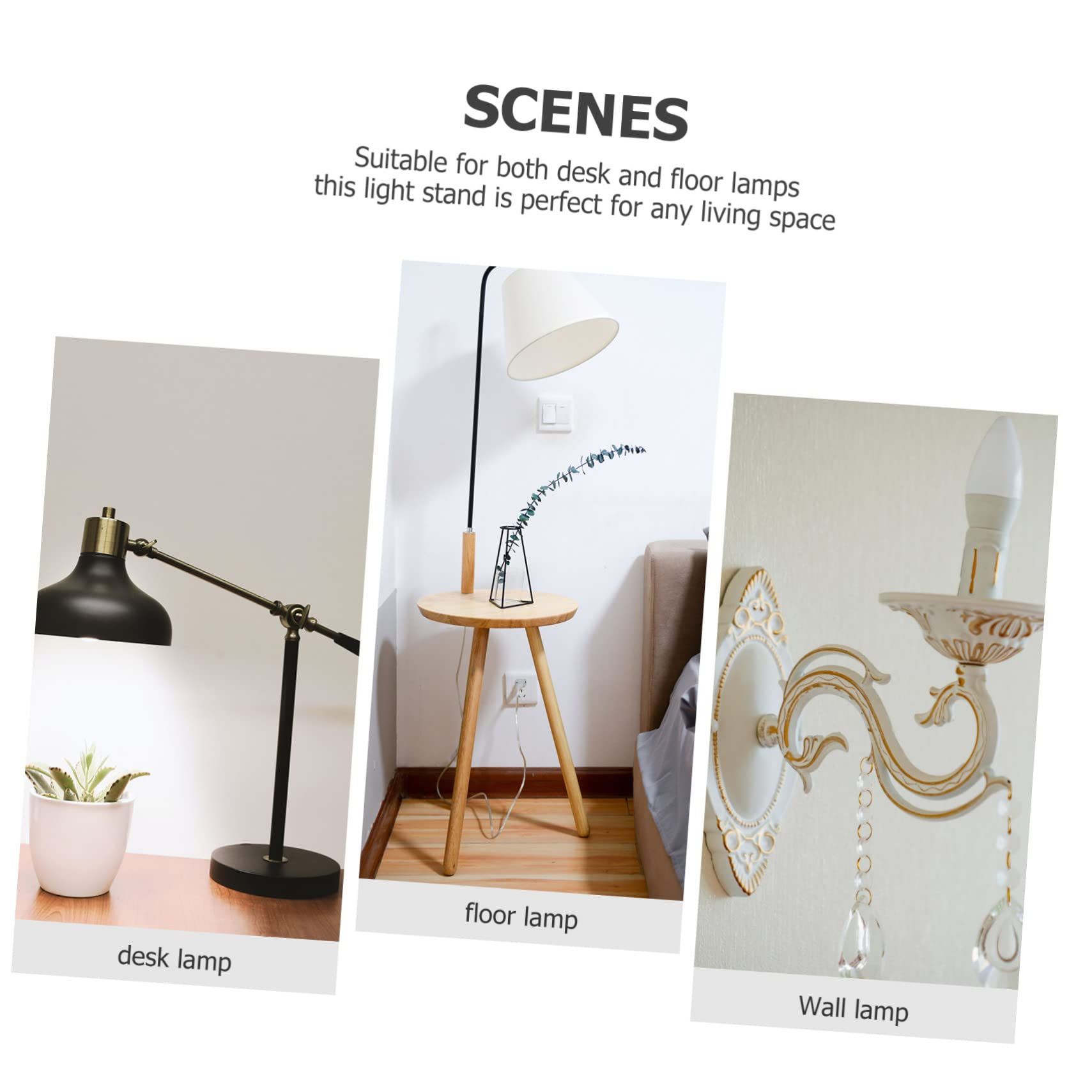 10pcs Lamp Holder Light Body Lamp Head Table Lamp Floor Lamp Holder White Black Screw Lamp Head Lighting Accessories โ image 2