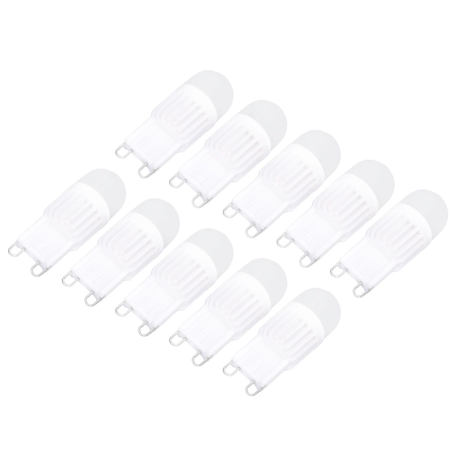 10pcs G9 Bulb Dimmable 2W 500lm G9 LED Bulb 30W Halogen Equivalent for Chandelier Ceiling Light Wall Lamp 220VWhite Light — image 6