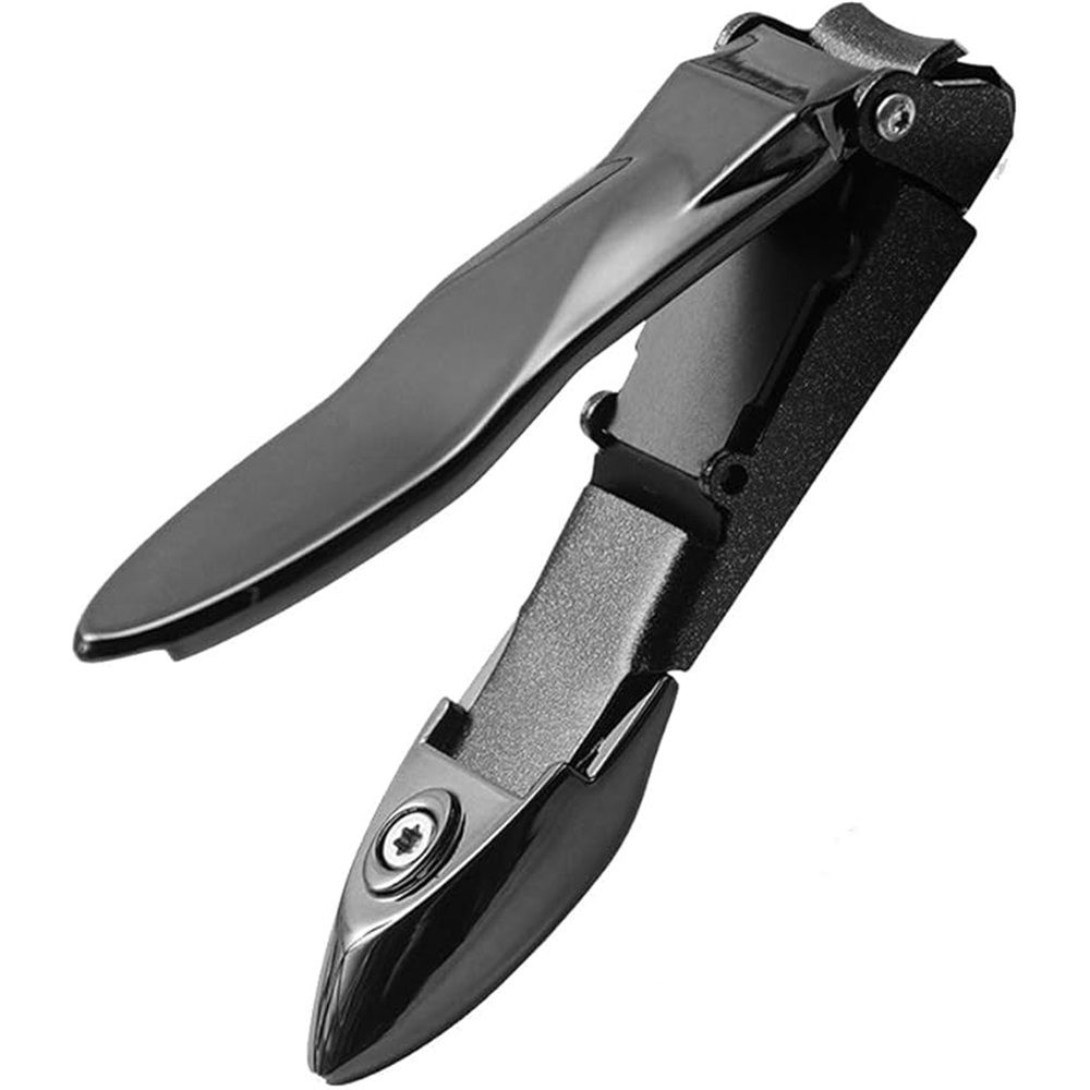 Heavy Duty Sharp Self-Collecting Nail Cutter, Ergonomic Lever for Fingernails & Toenails, Ideal Gift for Men & Grooming Gifts(black) — image 4