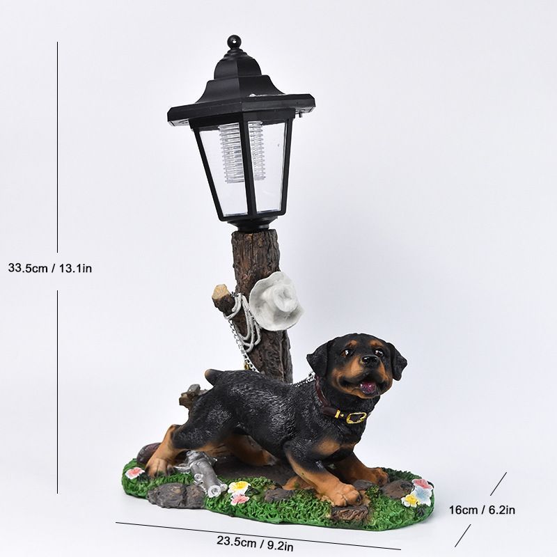 Resin Hummingbird Solar Lamp Outdoor Garden Sculpture Couple Hummingbird - Multi-color - Size 8 — image 5