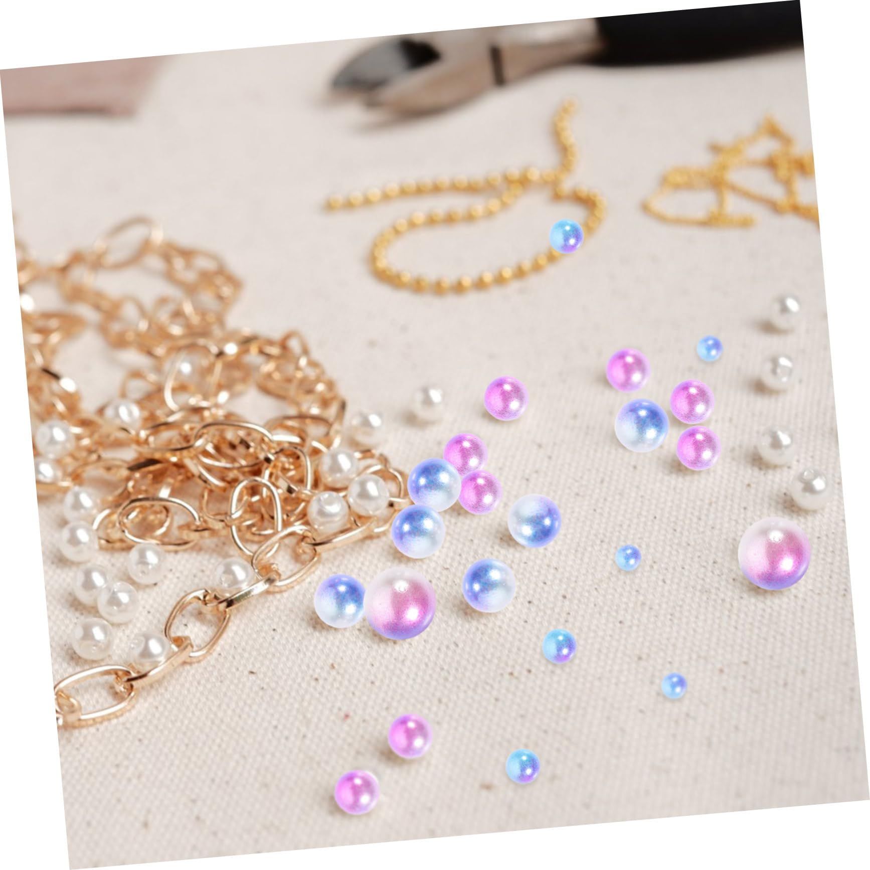 420 Imitation Pearl Accessories Vase Filler Floating Pearl Artificial Vase Filler Pearl Vase Filler Fake Pearls for Vases — image 4
