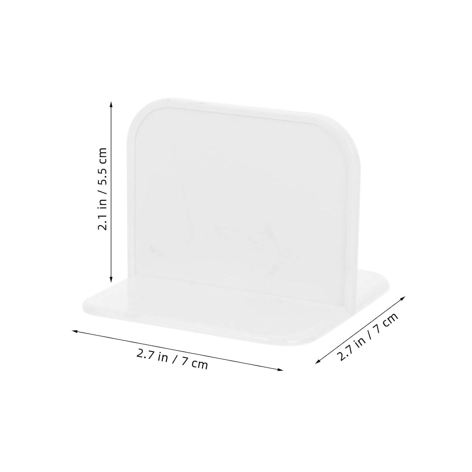 4-Piece White Anti-Slip Fence Base Stabilizer Set for Fence Support and Safety — image 2