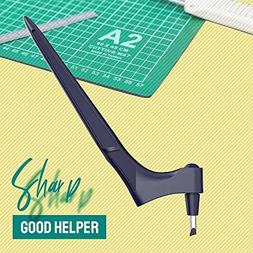 Craft Cutting Tools, Stainless Steel Craft Knives with 360-degree Rotating Blade, Art Cutting Tool for Craft, Hobby, Stencil — image 5