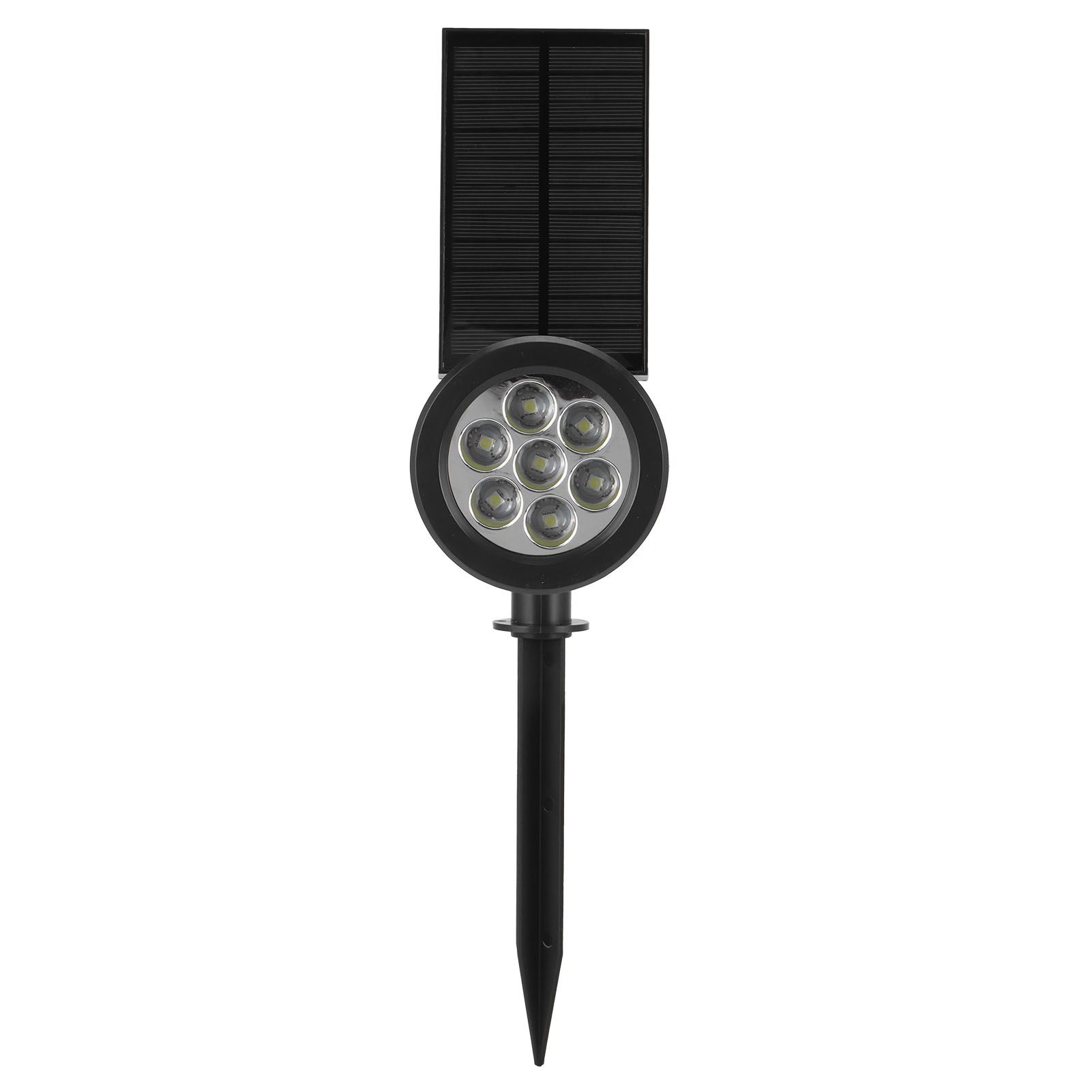 7LED Solar Light Intelligent Outdoor Garden Spotlight Lawn Lamp Landscape Lighting BlackWhite Light — image 5