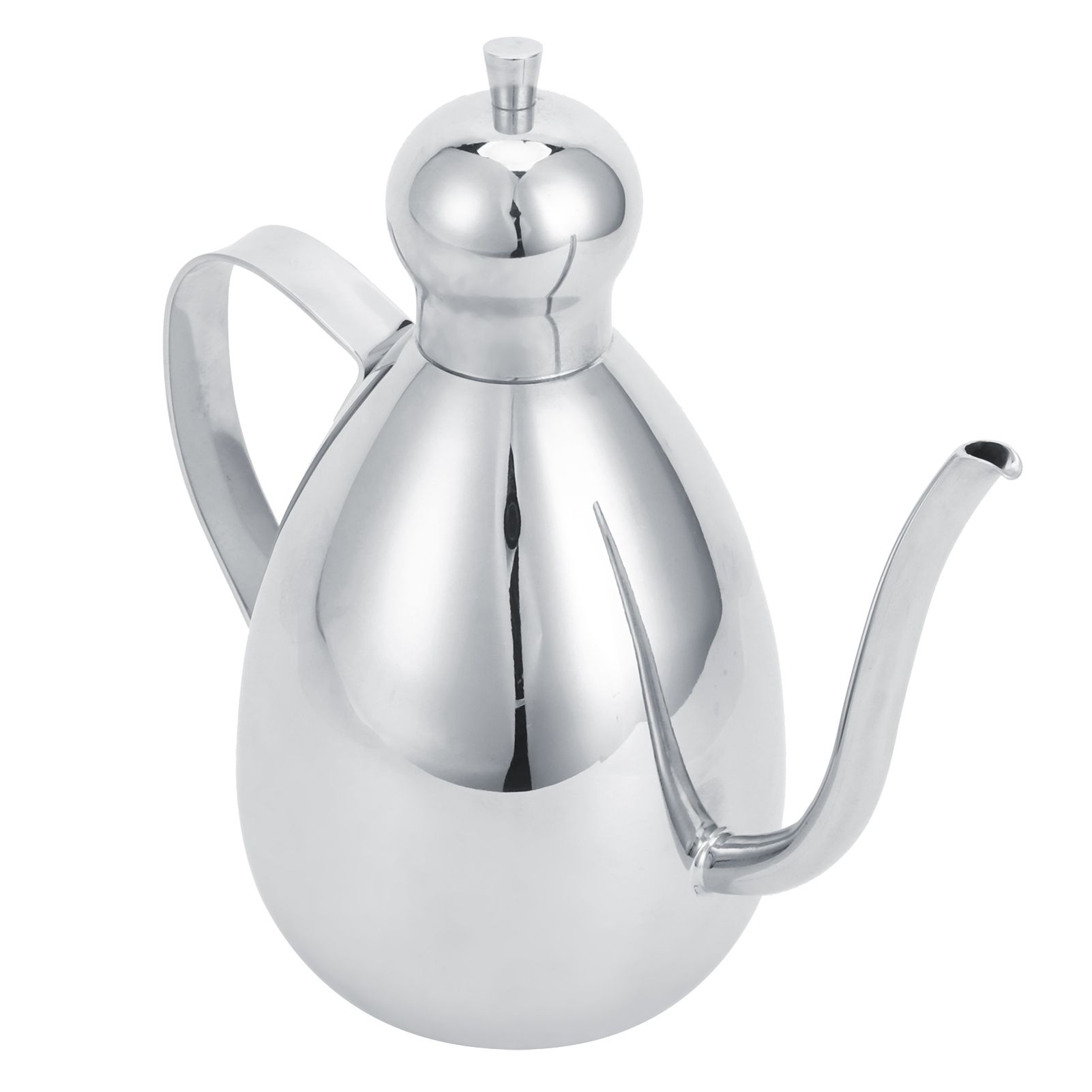 1L Oil Dispenser 304 Stainless Steel Oil Bottle Vinegar Pot Home Kitchen Storage Container — image 3