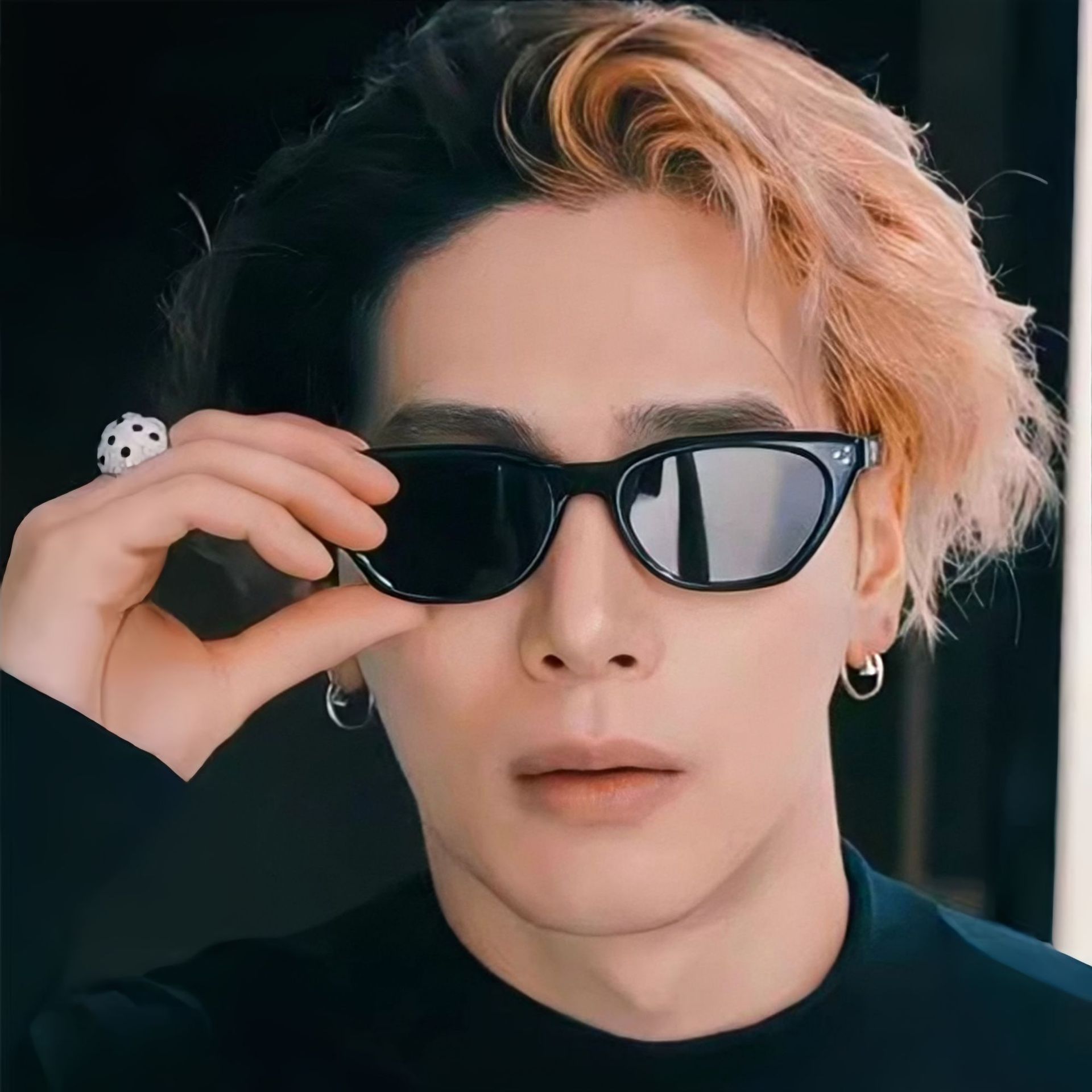 Retro Rectangle Sunglasses for Women Small Clout Goggles Fashion Designer Cool Square Shades with Small Face Narrow — image 2