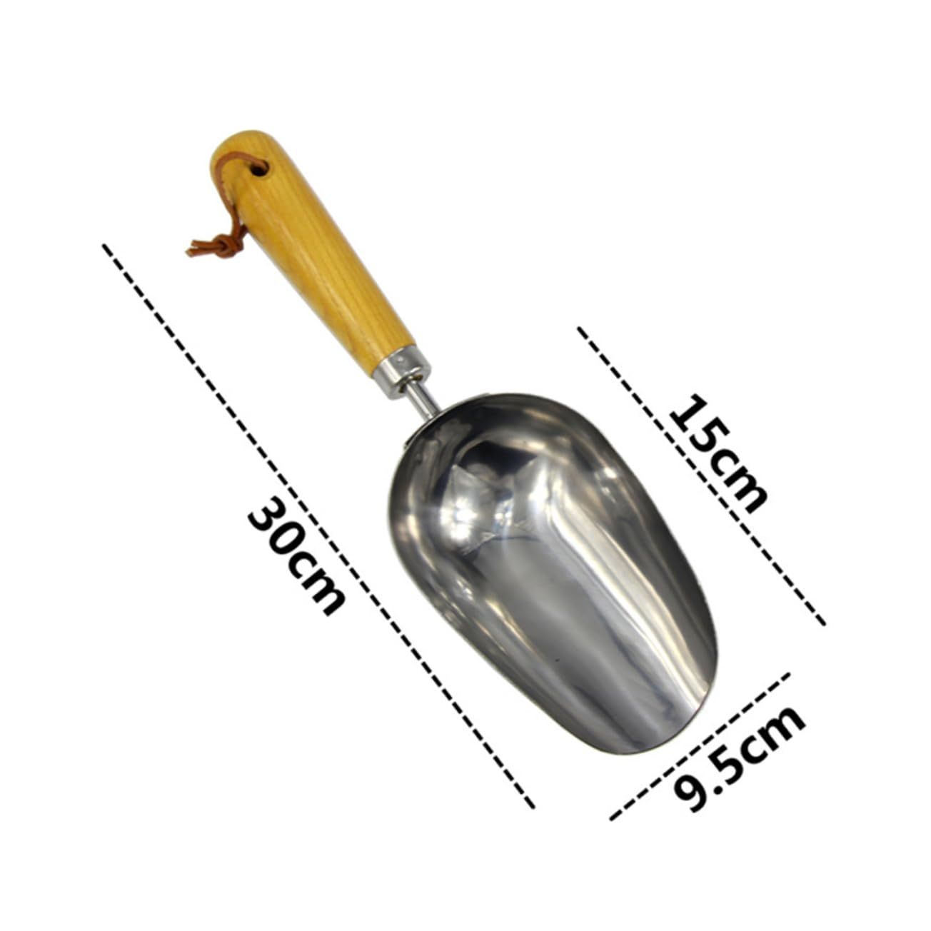 1pc Houseplants Ice Scoop for Freezer Stainless Steel Gardening Scoop Indoor Plant Succulent Planting Indoor Garden Tools Garden โ image 4