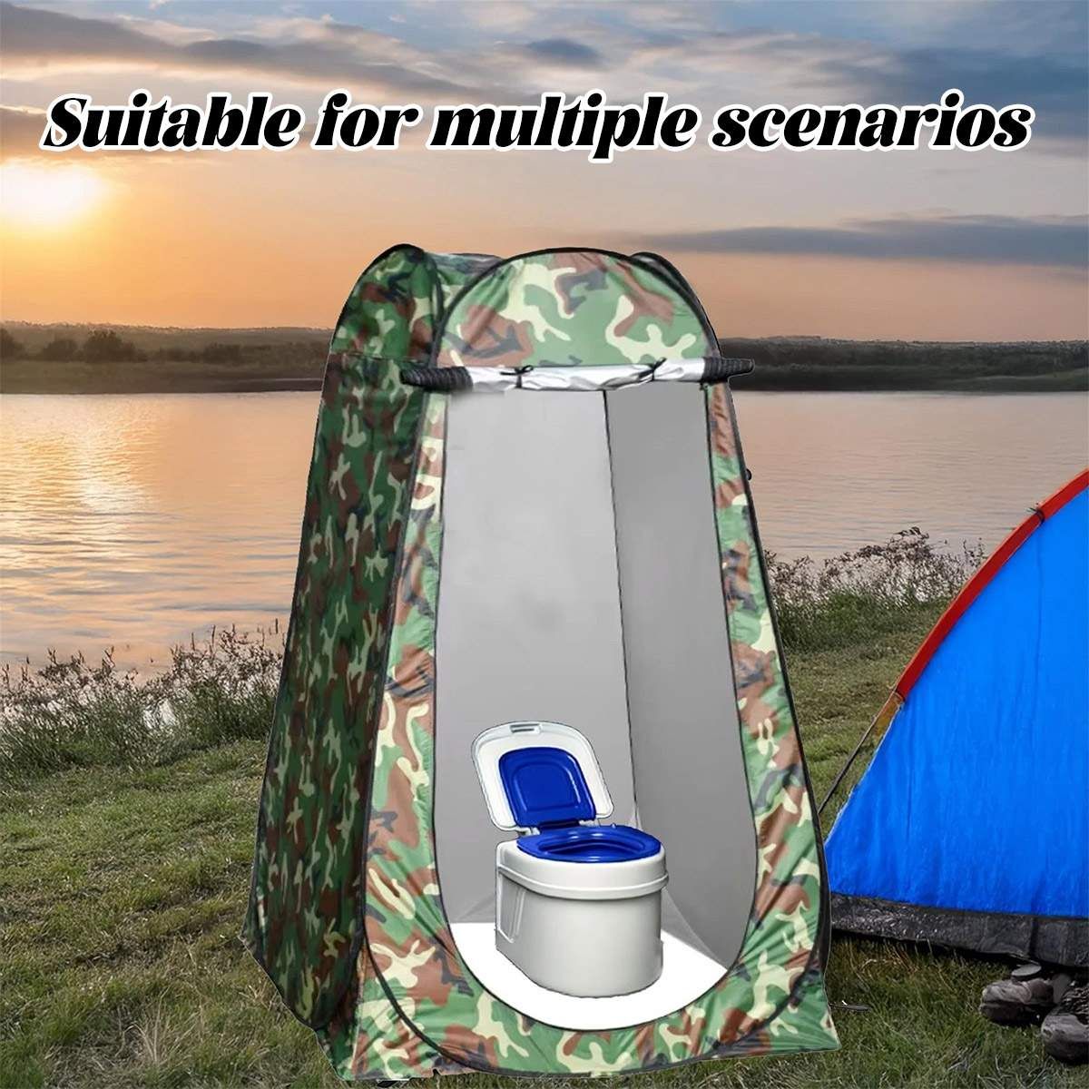Portable Outdoor Changing Tent Privacy Shelter Waterproof Camping Tent Easy Use โ image 6