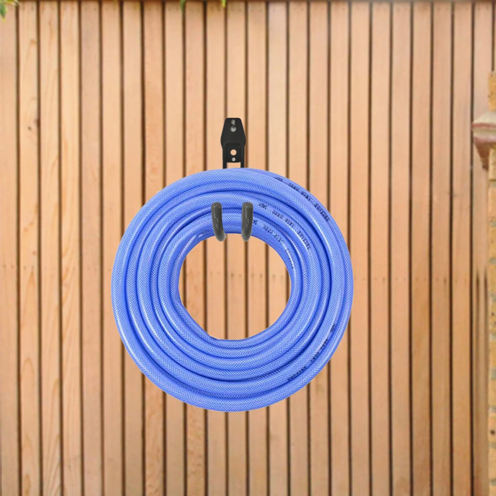 Garden Hose Hanger Wall Mount,Cast Iron Garden Hose Holder Storage for Outside Water Hose, Air Hose(2PC) (Gray) — image 4