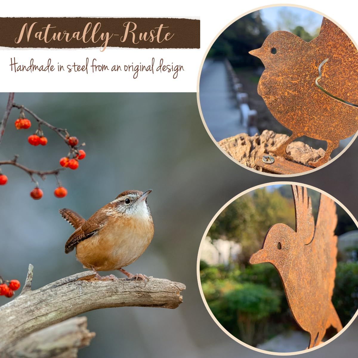 Metal Bird Wall Art — image 2