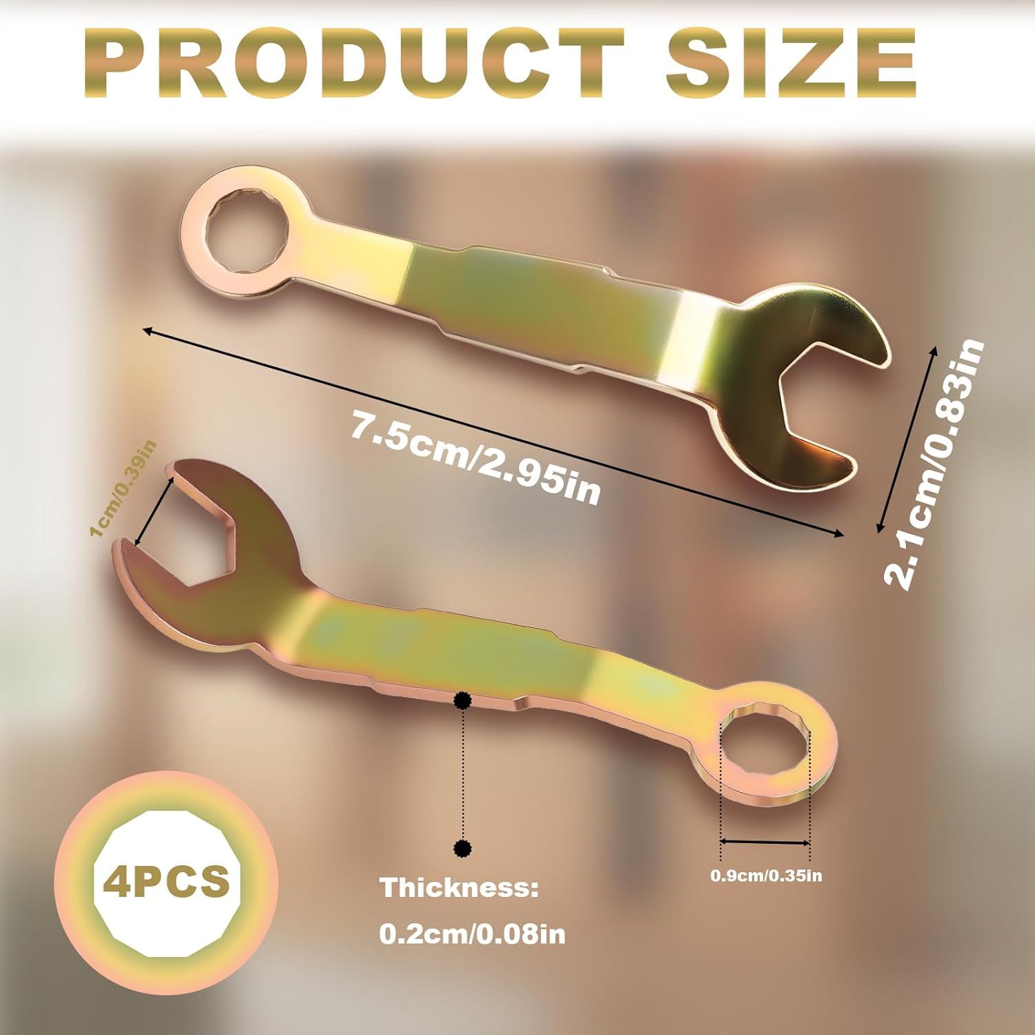 Adjustment Pocket Wrenches-Rv Pockets Door Adjusting Hardware — image 3