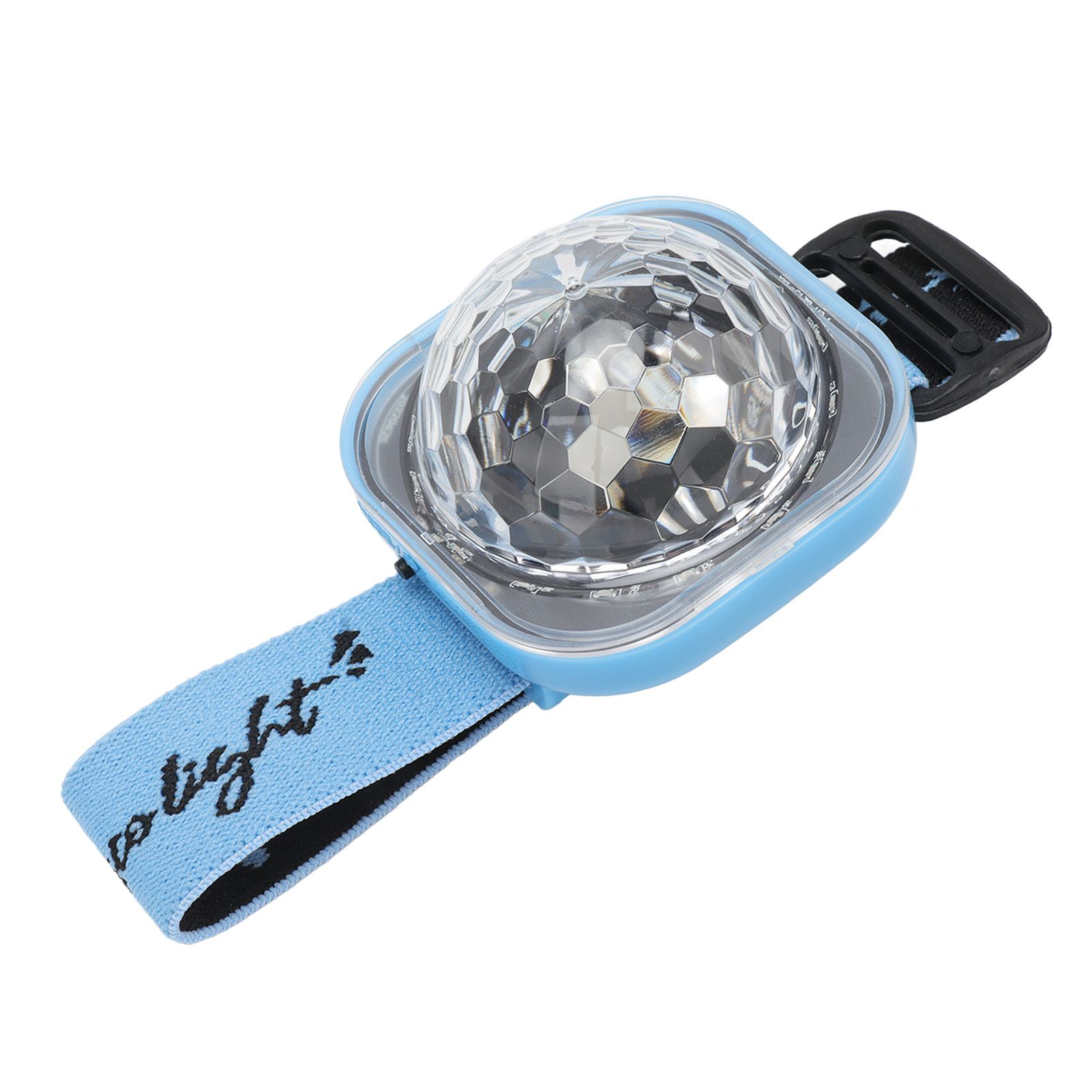 Colorful Wrist Ambient Light Ball Stage Bracelet Lamp RGB Wrist Light for Car KTV Wedding Blue Shell — image 2