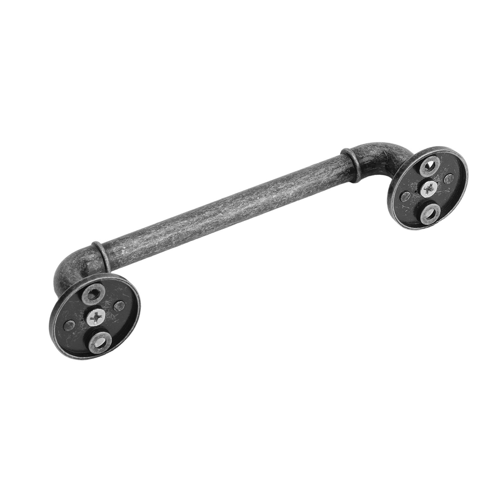 Gate Pull Handle Zinc Alloy Retro Round Base Furniture Hardware for Door Drawer Cabinet Wardrobe Closet Retro Silver โ image 2