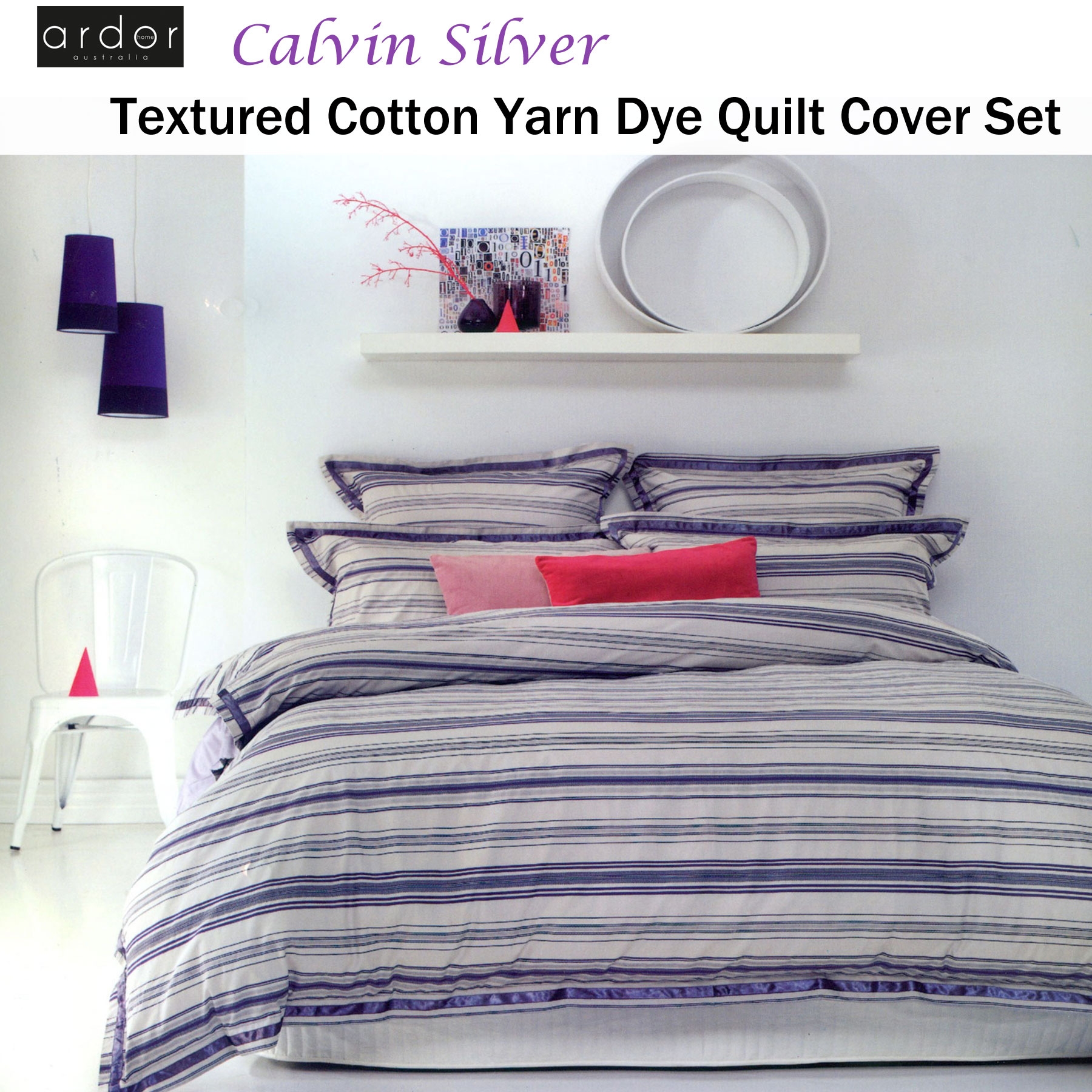 Ardor Calvin Quilt Cover Set - King β image 2