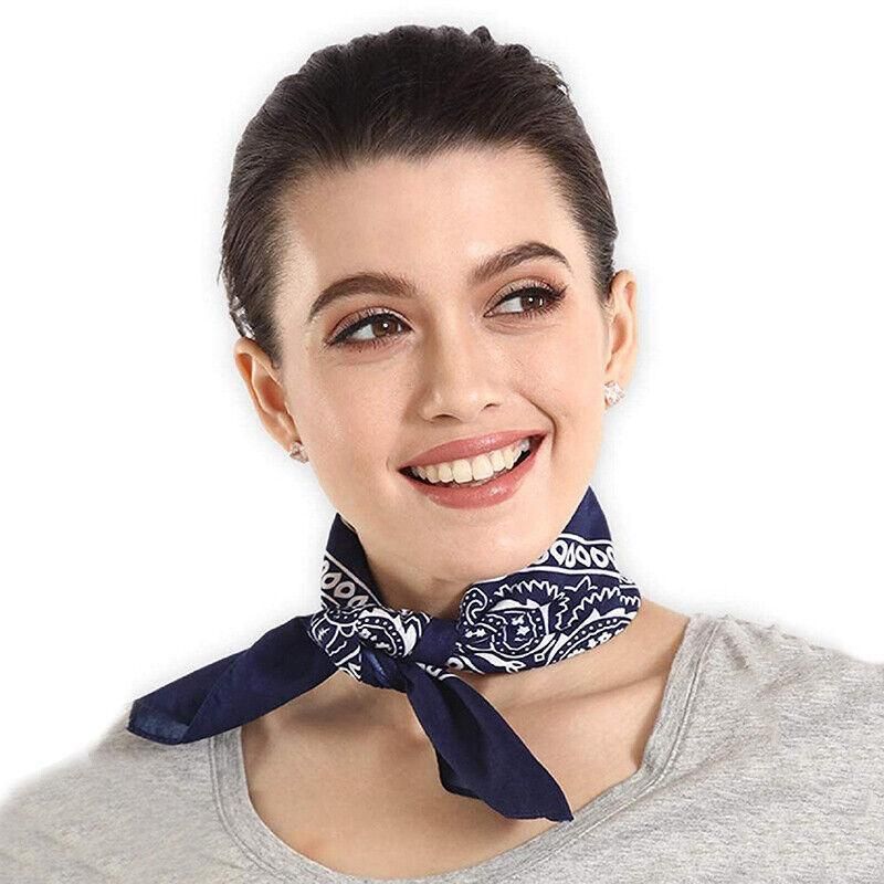 Paisley Bandana Scarf Head Wrap Face Neck Cover Summer Outdoor Fishing Headwear - Wine Red — image 6