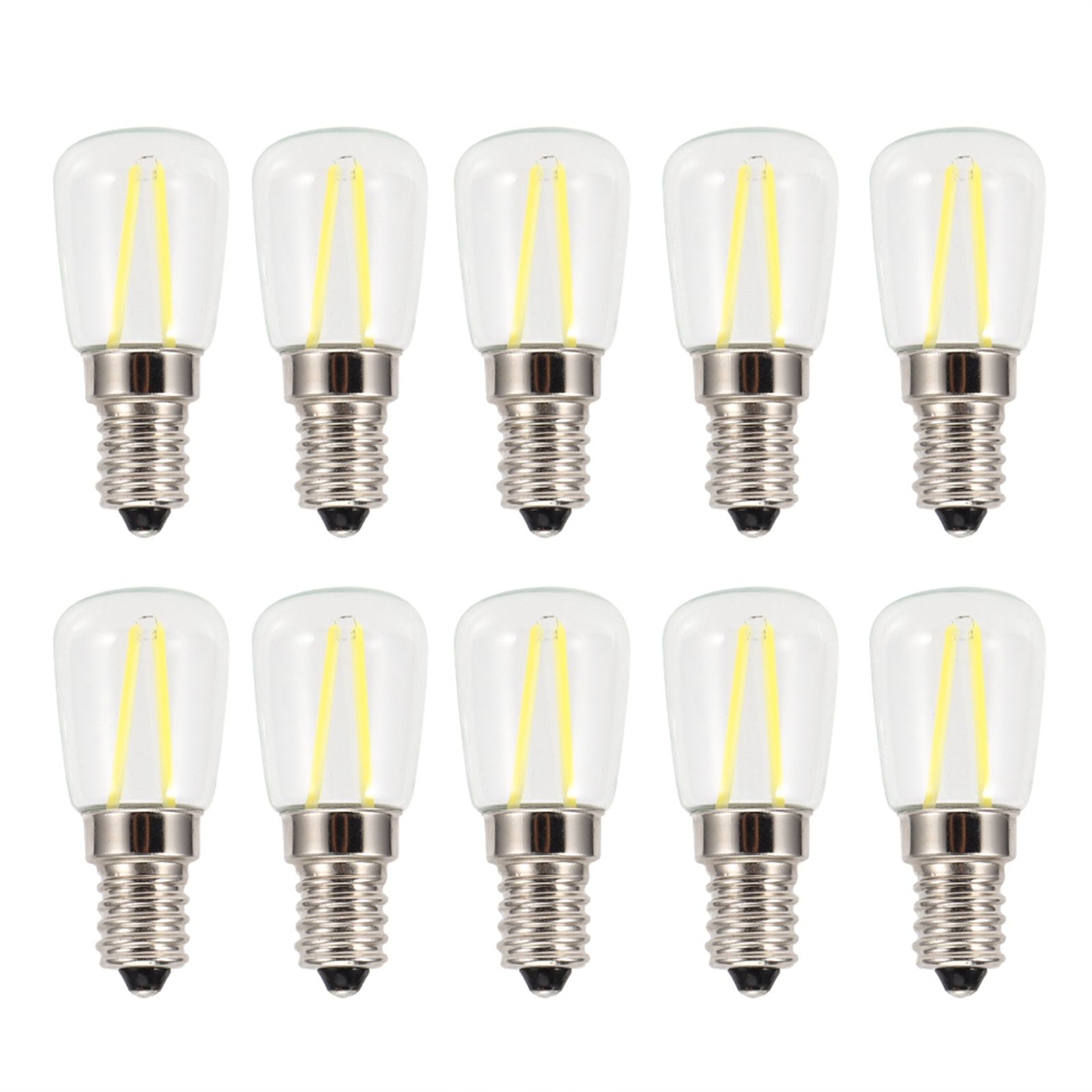 10PCS Mini Dimmable E14 LED Light Bulb 1.5W AC 110V for Chandelier Wall Lamp Home Lighting
