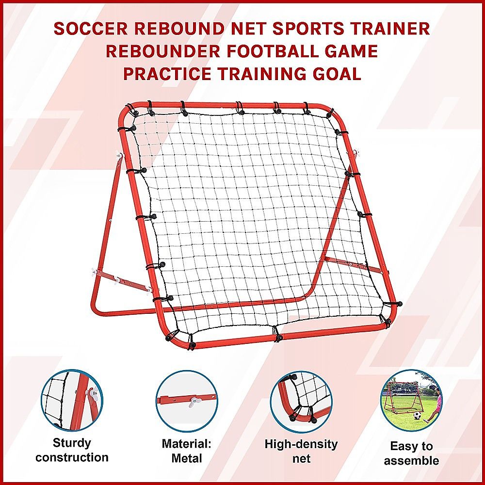 Adjustable Football Rebounder – 100cm Soccer Training Net — image 4