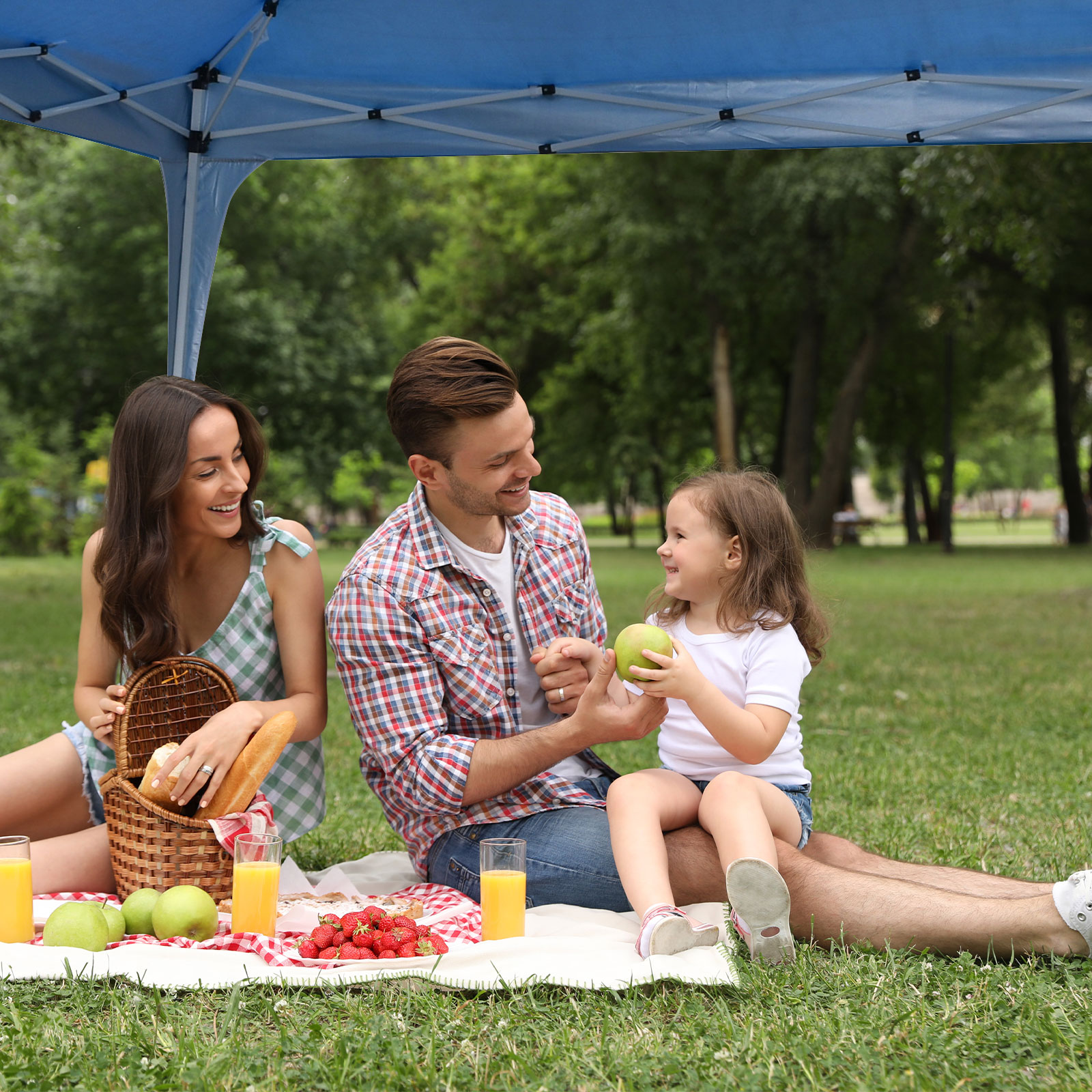 Arcadia Furniture 3M x 3M Outdoor Folding Tent - Navy โ image 3