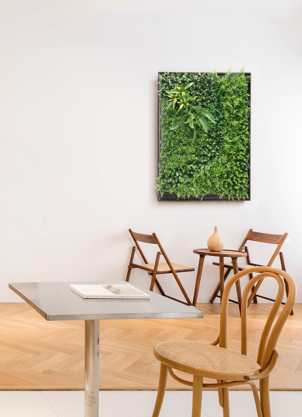 YES4HOMES 5 SQM Artificial Plant Wall Décor Grass Panels Vertical Garden Foliage Tile Fence 1X1M Green — image 3