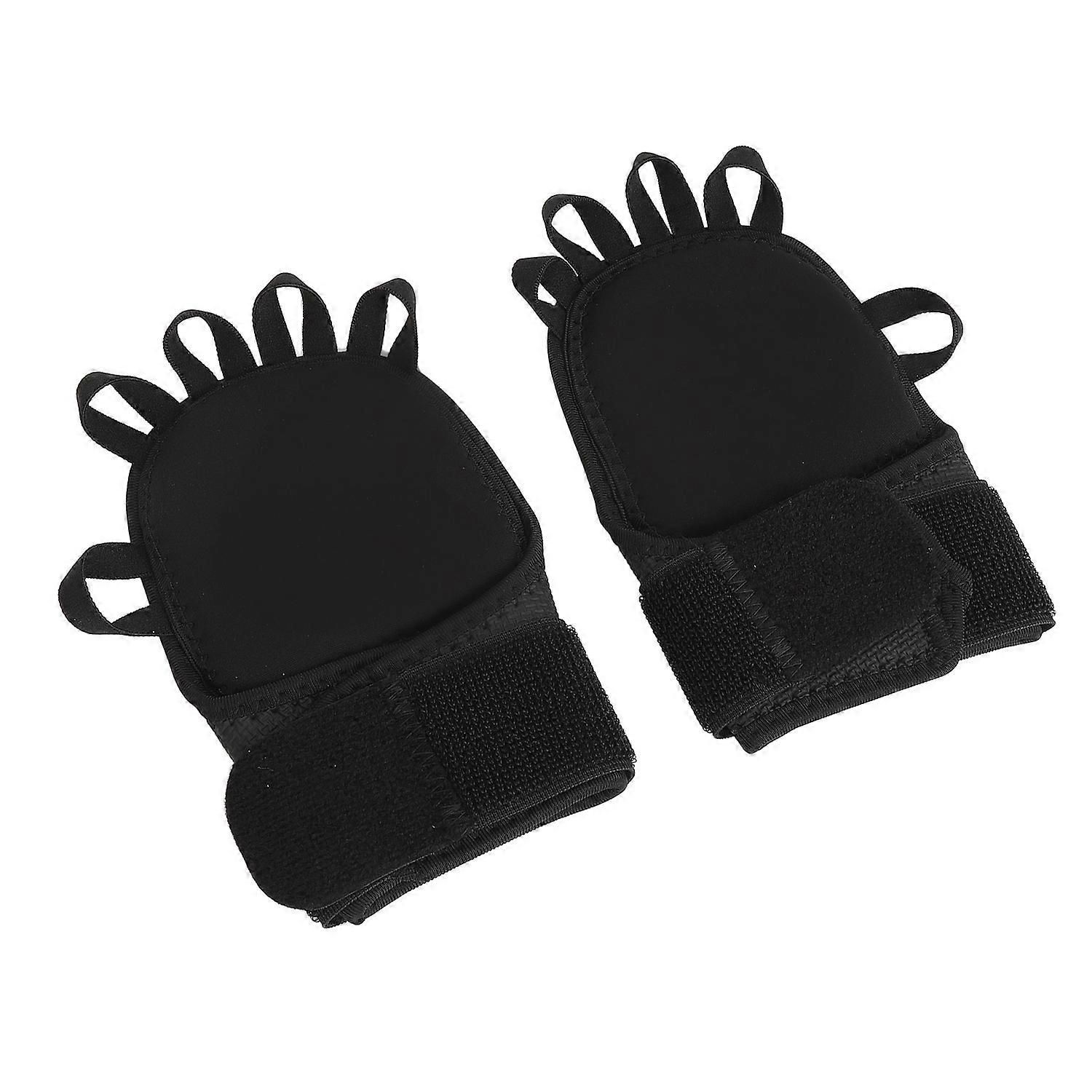 Ventilated Gym Gloves with Wrist Support for Men & Women, Anti-Slip Weightlifting Workout Gloves with Palm Protection — image 5