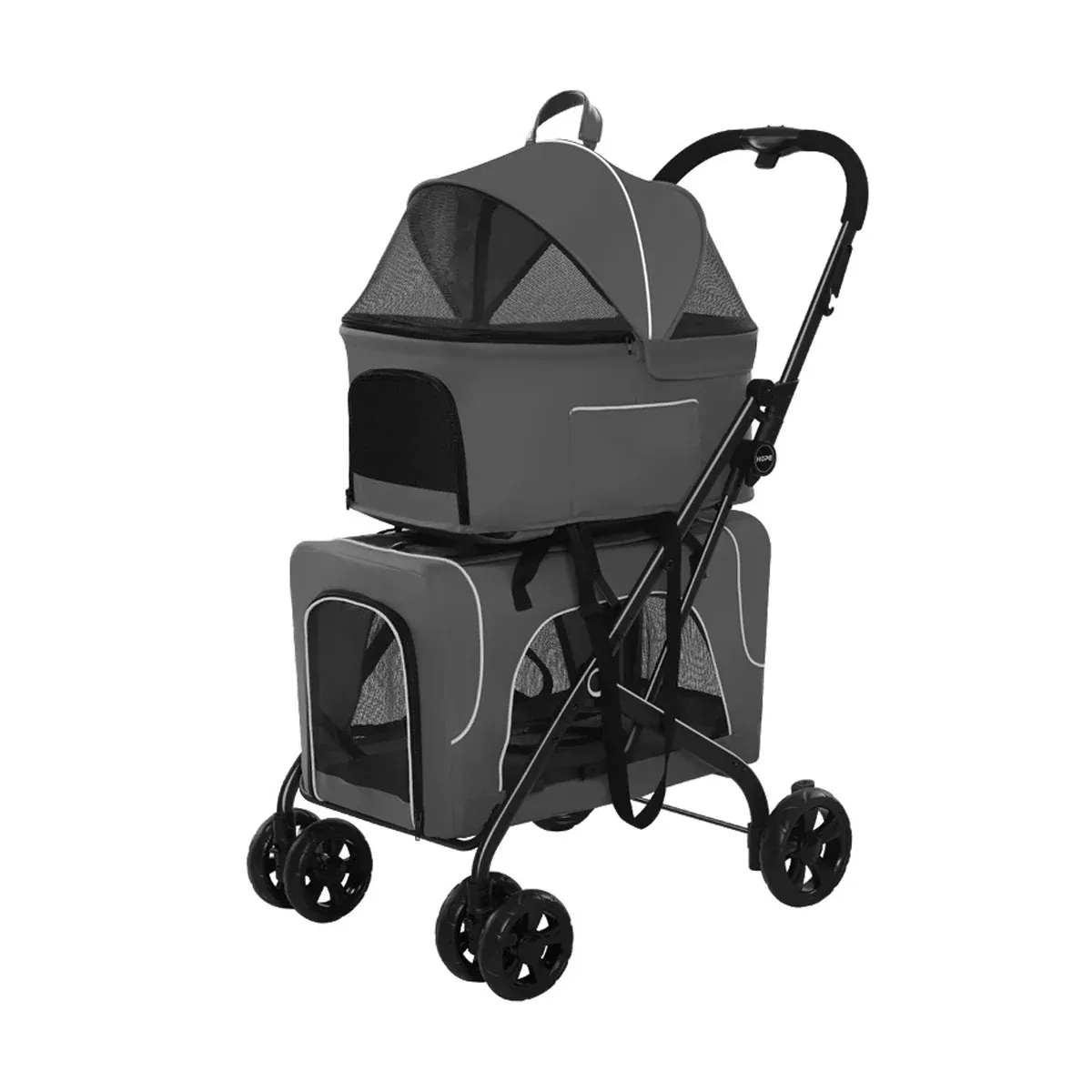 3 in 1 Portable Folding Pet Stroller Outdoor Travel Double Deck Cat Dog Carrier โ image 2