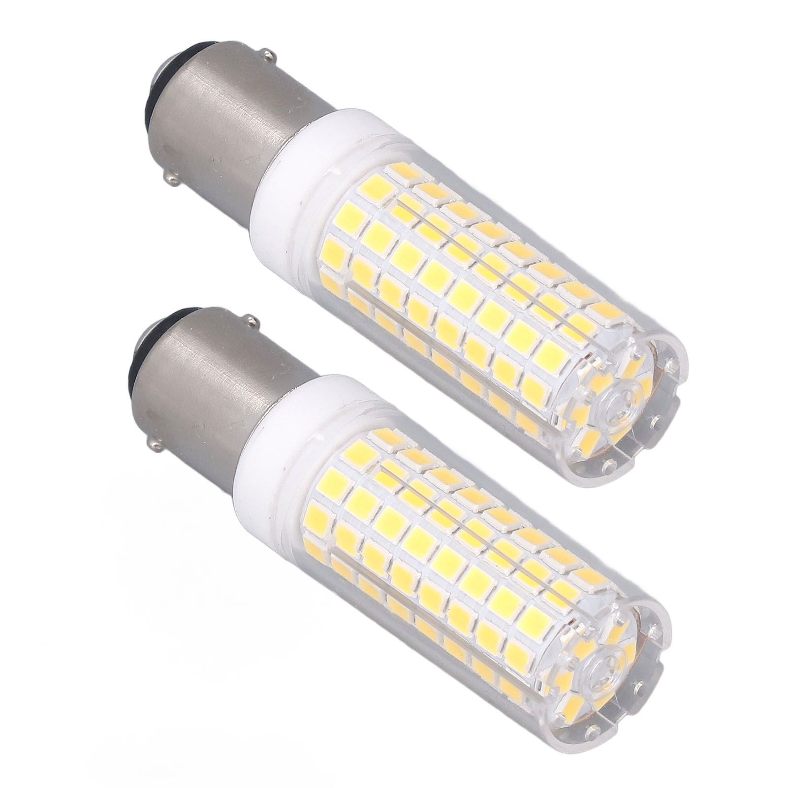 2 Pcs LED Corn Bulb BA15D 10W Dimmable Energy Saving 102LEDs Ceramic Light Bulb AC 100‑120V — image 6