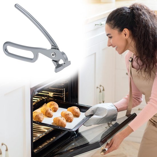 Heat-resistant tongs - Baking tongs - Non-slip plate tongs - Steam tongs - Heat-resistant tongs - Pizza pan tongs - Multifunctional heat-protecting oven tongs — image 6